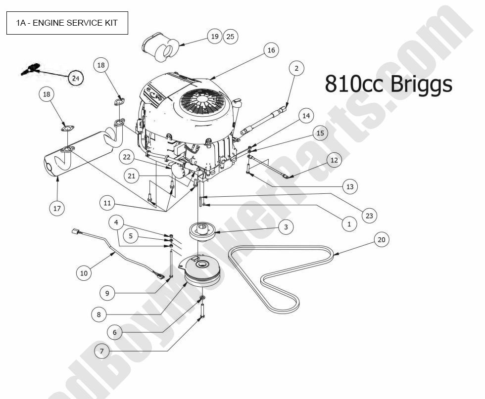 2015 CZT Elite Engine - Vanguard 810cc